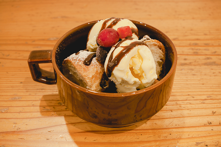 クロワッサンアイスクリーム